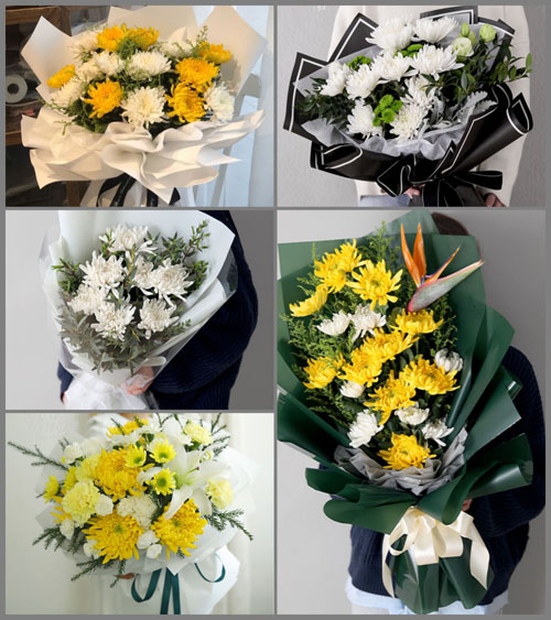 内蒙古乌兰察布卓资县梨花镇白事花束代送